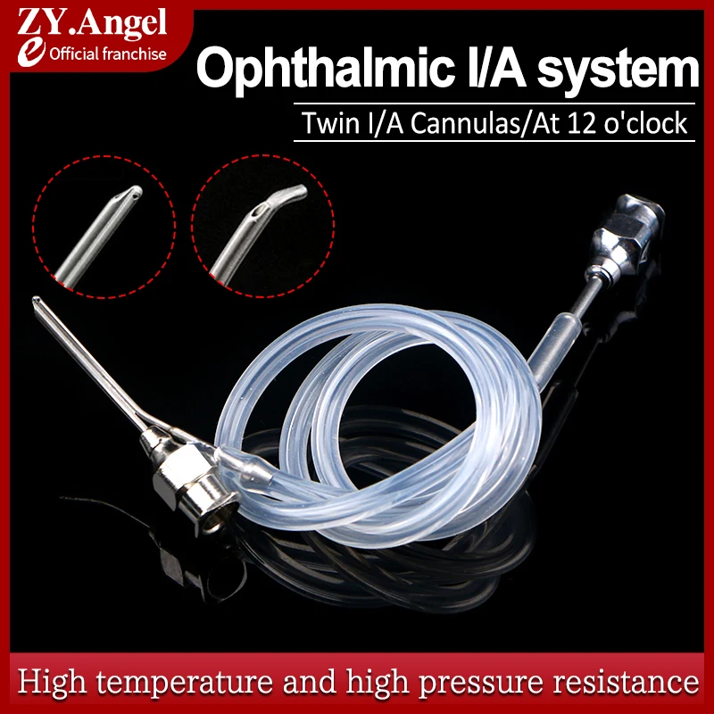 Ophthalmic Instrument Dual Tube Syringe Irrigator 6 # 7 # 8 # 9 Left ...