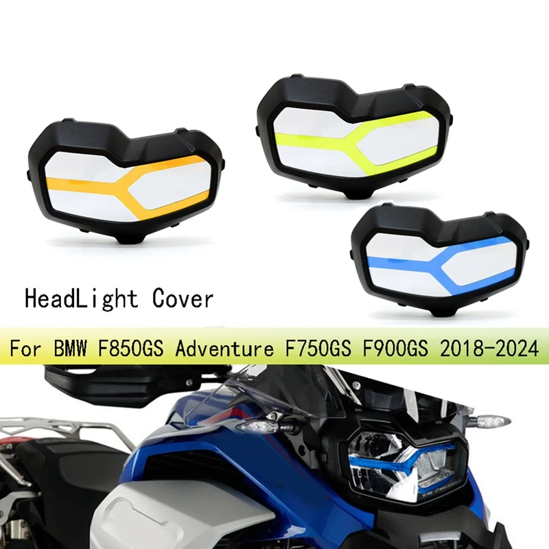 

Headlight Protector For BMW F850GS Adventure F750GS F900GS 2018-2024 Head Light Transparent Protection Cover