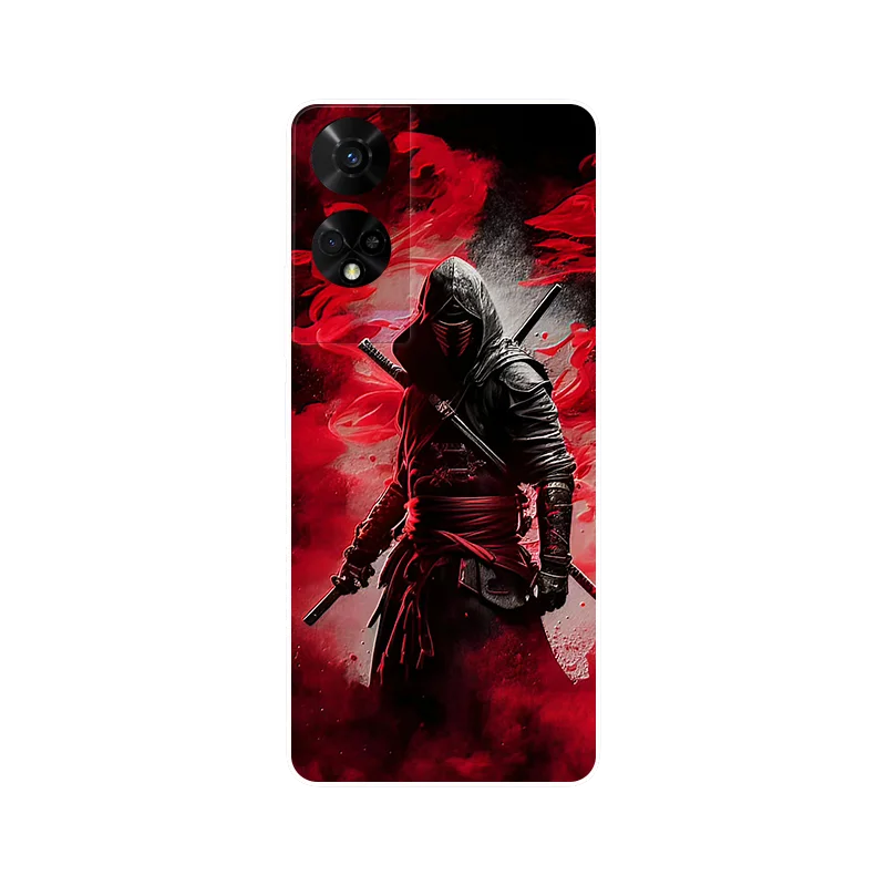 Floral Wolf Soft Silicone Shockproof Phone Cover