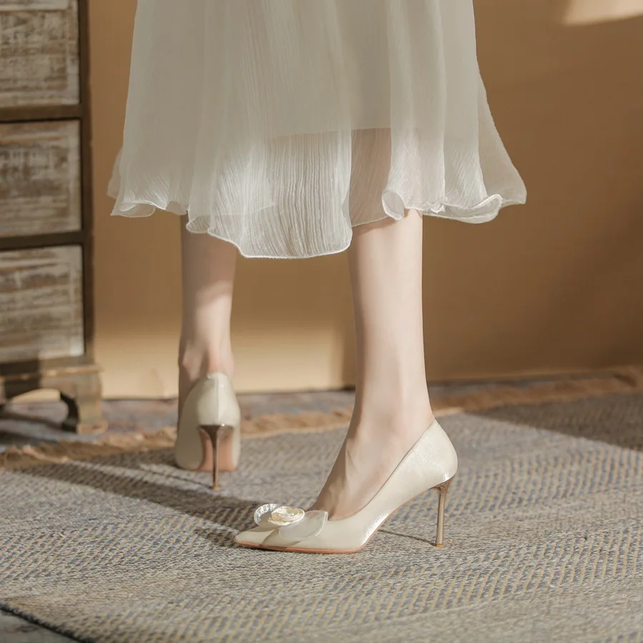 Sexy Women Shoes Woman Pumps Wedding Shoe Bridal Heels Wedding Heels Bride Shoes White Stiletto Female Footwear High Heels