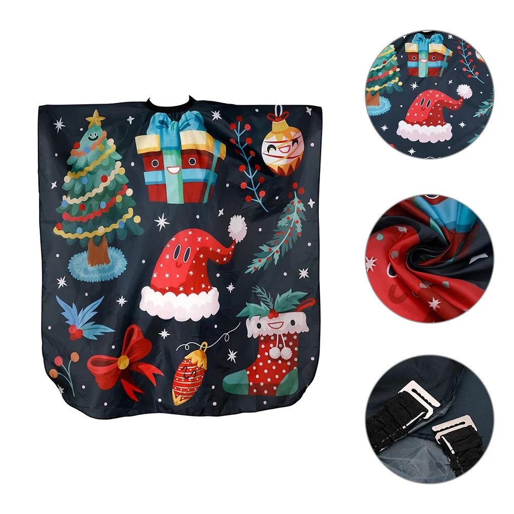 Barber Cloth Cartoon Hair Cutting Cape Release Capes Barbershop Accessories Fabric Children Christmas Haircut 4