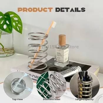 Stainless Steel Brush Holder 1