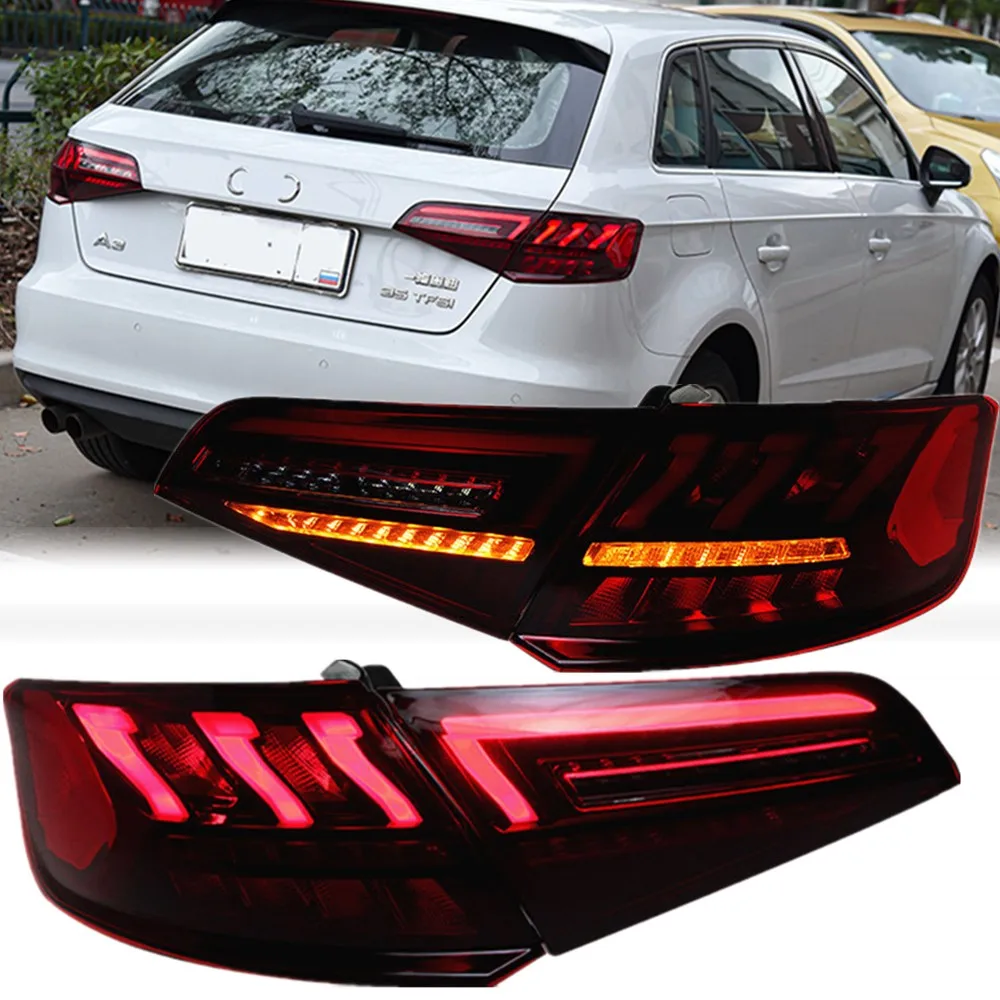 

Car Rear Lights for Audi A3 LED Tail Light 2013-2020 S3 Sportback Rear Lamp DRL Dynamic Signal Reverse Automotive Accessories