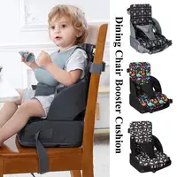 Portable Folding Child Seat Heightening Cushion Baby Dining Chair Learning Safety Belt Non-slip Cushion Children's Products 1