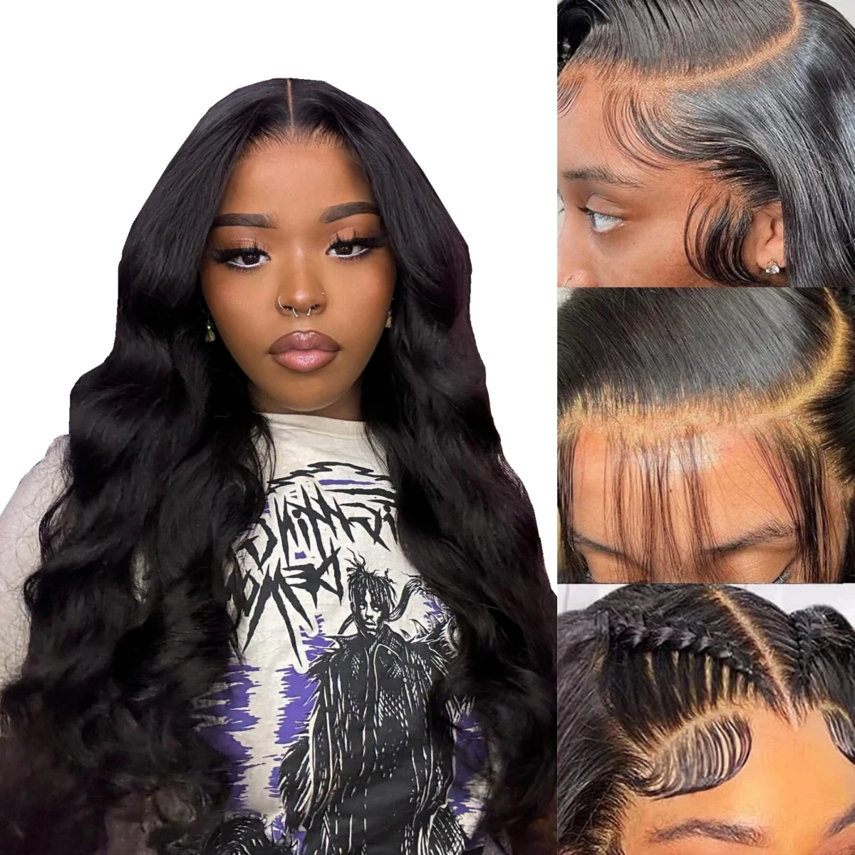 

13x4 Body Wave HD Lace Frontal Wig Brazilian Transparent 13x4 Lace Front Human Hair Wigs For Women Glueless Wavy Wig Pre Plucked