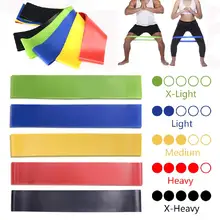 

23.6" x 2" Resistance Band Exercise Elastic Band Workout Ruber Loop Strength Pilates Fitness Equipment Training Expander Unisex