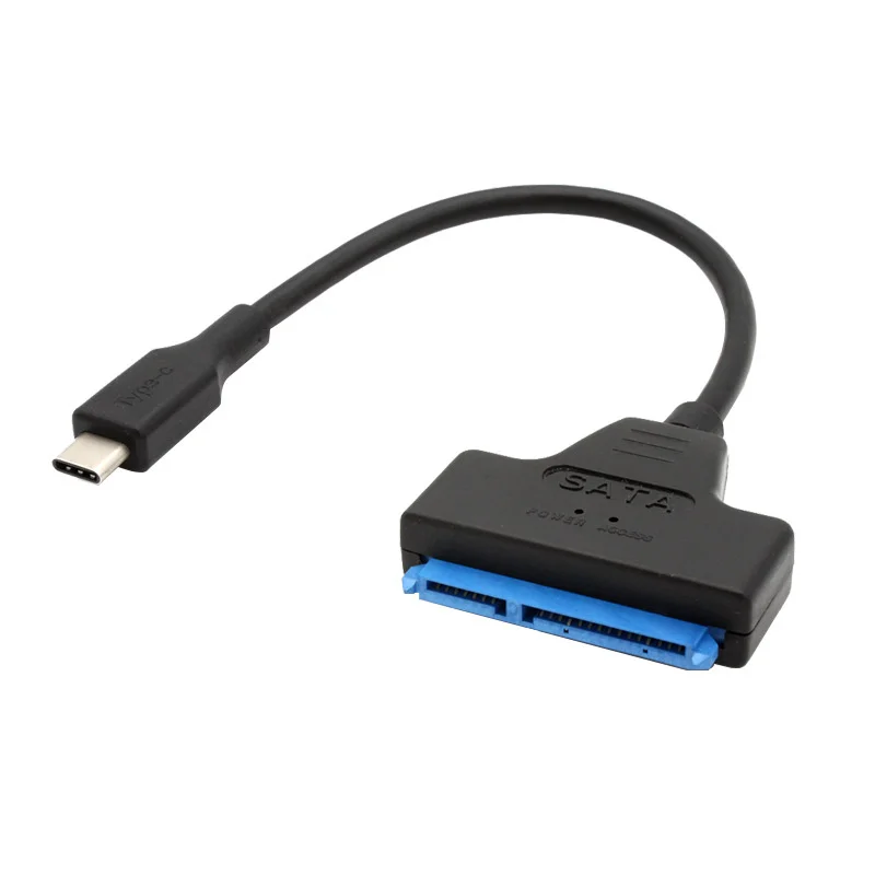 USB-C TYPE-C SATA 22 핀 변환기 USB 3.0 C타입 어댑터 케이블, 2.5 인치 하드 드라이브 SSD용, 50 개