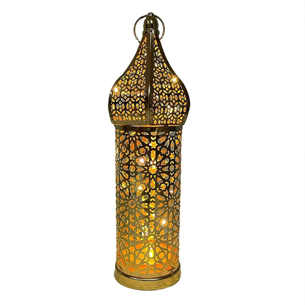 

Home Décor Iron Ornaments Moroccan Ramadan Ron Lanter Table Decoration Golden Hollow Good Gift Home Decoration