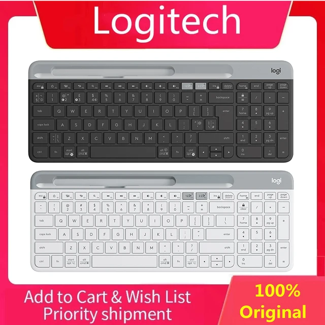 Logitech-Clavier Bluetooth sans fil K380, clavier muet ultra-fin, portable,  multi-appareils, Apple Phone, iPad, ordinateur, Mac - AliExpress