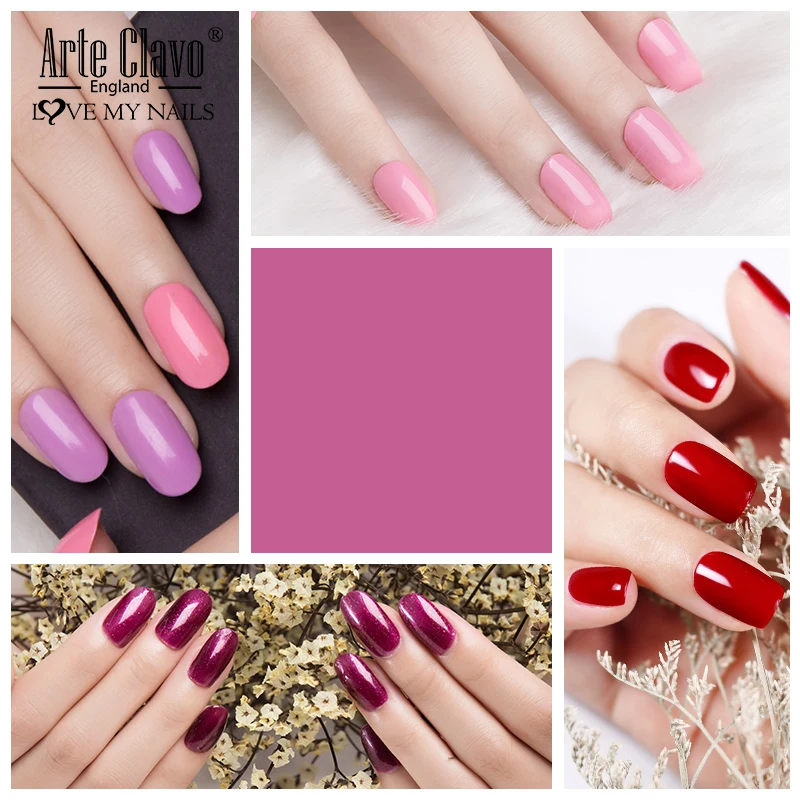 Arte Clavo Gel Polish Semi Permanent Gel Varnish For Nails Manicure Classic Color Gel Nail Polish Primer Nail Art Hybrid Gellak