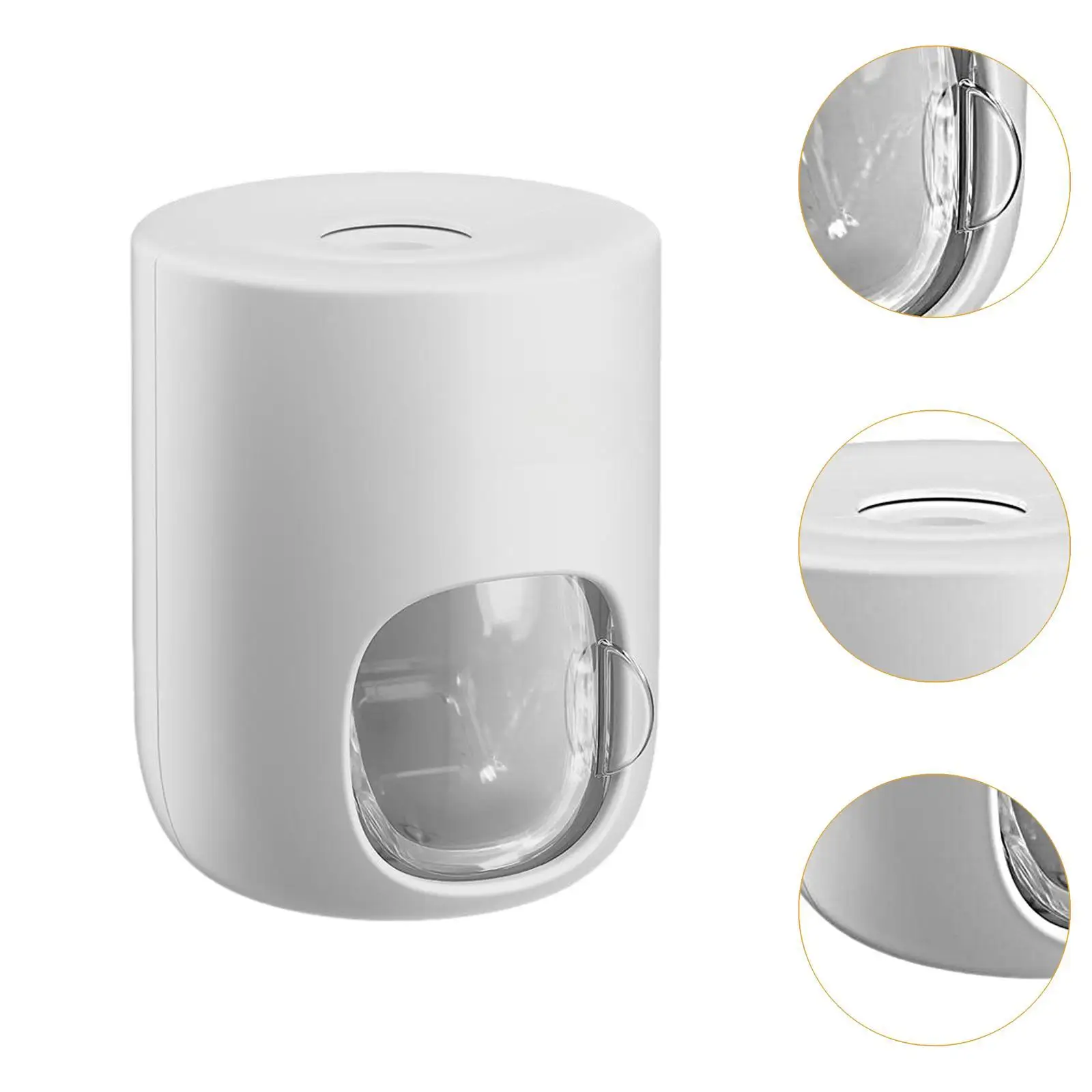 Automatic Toothpaste Dispenser Labor Saving ABS Holder Wall Mount for Bathroom Storage