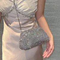 Luxury Glitter Cloud Bag Women's Handbag Crystal Shiny Rhinestones Diamond Evening Bag Wedding Party Clutch Purse Shoulder Bags - Image 5