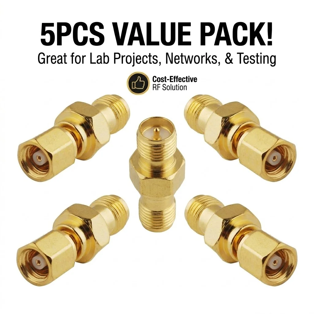 SMA Female to SMC Male RF Coaxial Adapter Connector