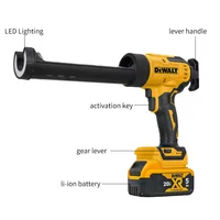 Pistolet à mastic sans fil Dewalt, pistolet à silicone électrique, 6 vitesses, pistolet à colle pour verre, outil de remplissage et d'étanchéité, compatible avec les batteries Dewalt 5