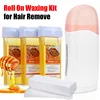 Roll On Waxing Kit With Wax Cartridges And Wax Strips 3 In 1 Soft Wax Heater Kit Hair Removal Wax Wax Paper Waxing Kits Warmer 1