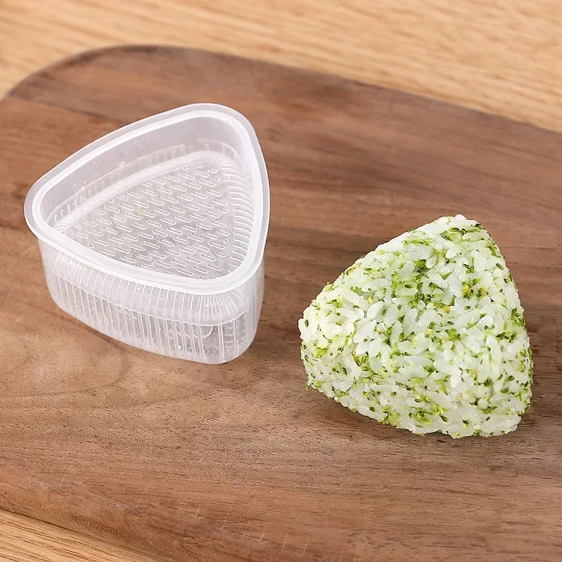 Sushi Mold Onigiri Rice Ball Food Press Transparent Triangular Bento Maker Tools Cooking Gadget for Kitchen
