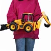 DOUBLE E  E589 RC Backhoe Loader 1:20 Excavator Remote Control Car Engineering Vehicle Truck Model Bulldozer Trailer Toy for Boy 2