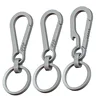 1pcs Titanium Alloy Keychain Hook Titanium Buckle Key Ring Car Accessor Waist Hanging Chain Ring Buckles Opener EDC Outdoor Tool 1