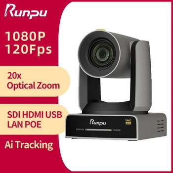 1080P120FPS 20X Zoom ottico AI Auto Tracking POE PTZ Telecamera 3G-SDI HDMI USB3.0 IP Telecamera in streaming live per eventi in chiesa Vmix