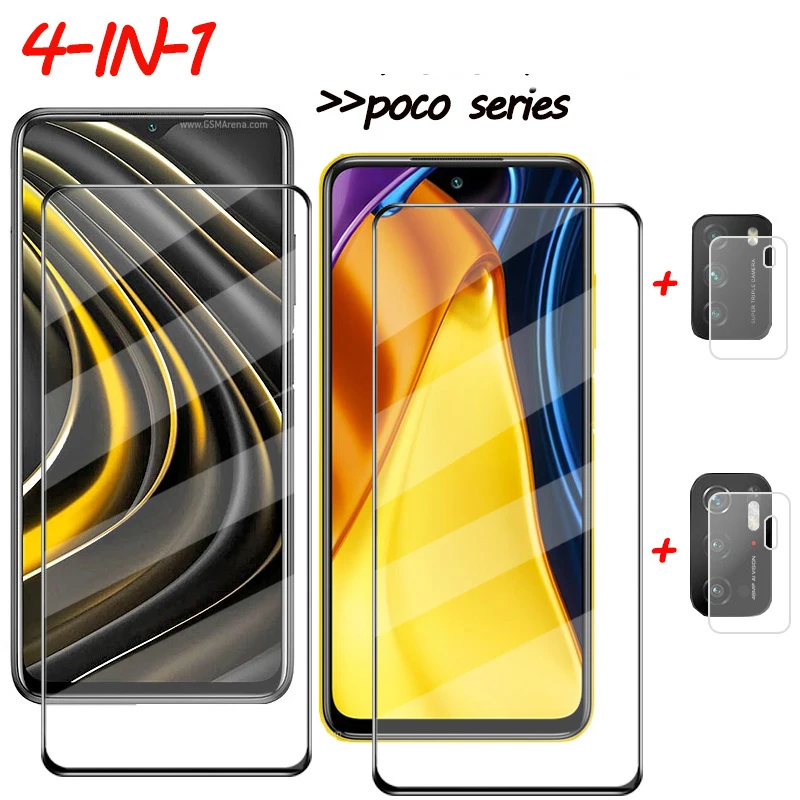 

peícula poco f5 pro, poco x5 pro tempered glass for poco x5 5g x3 x4 f4 gt m4pro lens film poko m5 s m4 pro m5 screen protector
