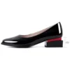 Women's Fashion Forward Pumps & Loafers - Low Chunky Heel, Sleek Pointed Toe. Elegant and Dressy Shoes 6
