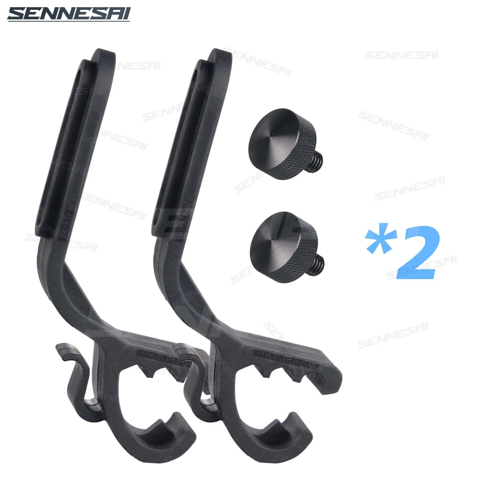 Premium Instrument Microphone Drum Clamp - Durable Plastic & Copper Percussion Clip