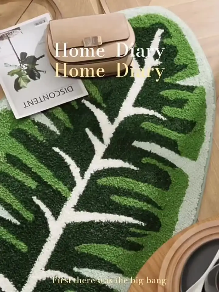 Wolala Home зеленый коврик для ванной