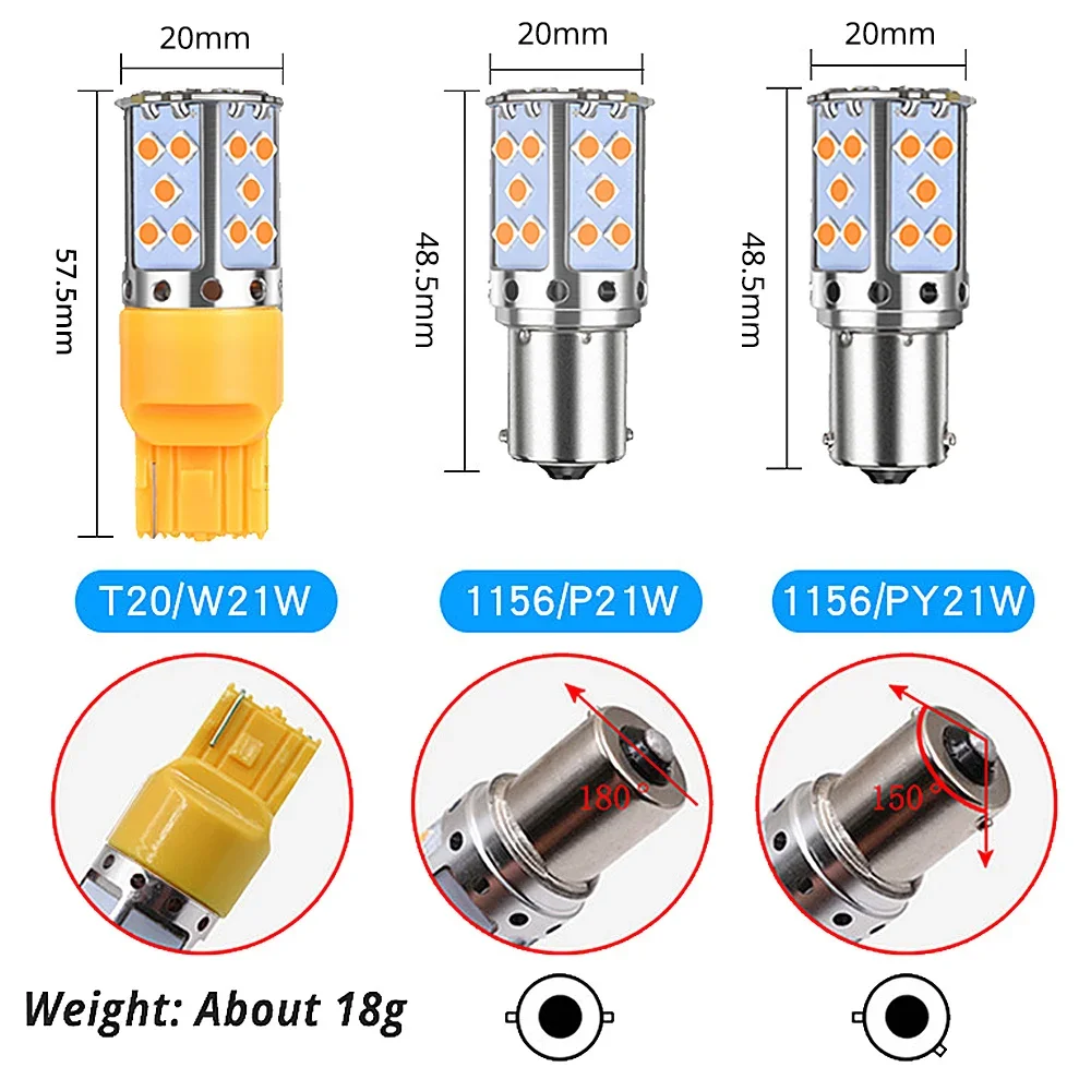 ڵ LED 1156  , ڵ Ÿϸ 극ũ Ʈ,  õ , 12V ȣ , 1X P21W, BA15S, PY21W, BAU15S, 35SMD