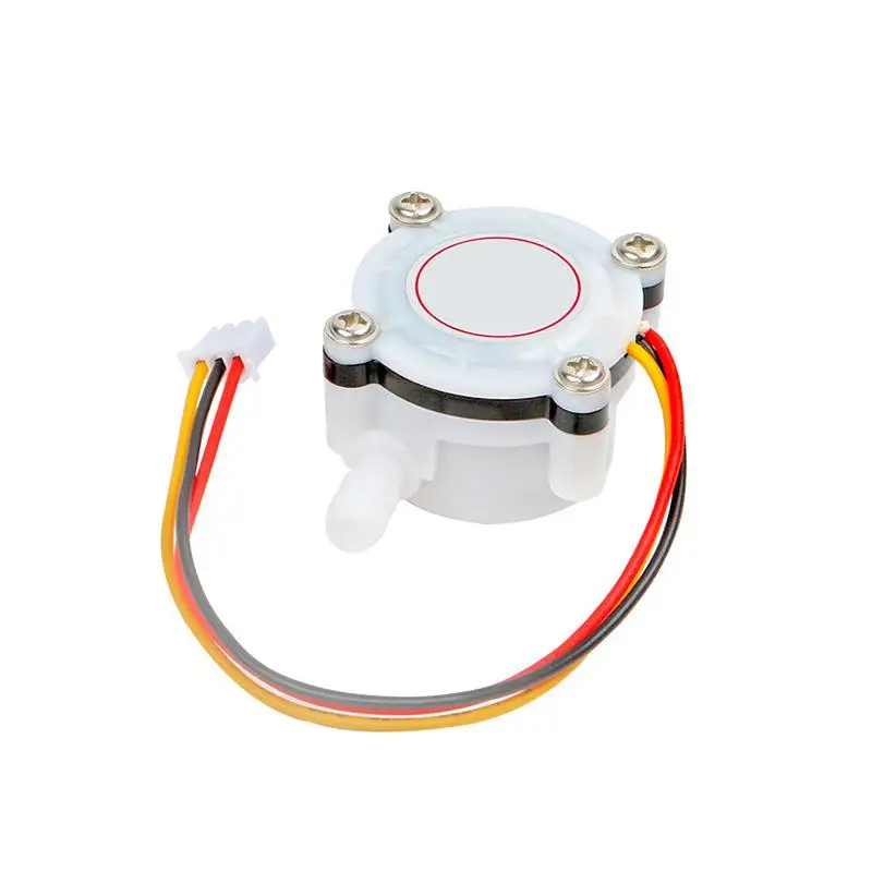 **1Pc 스위치 미터 유량계 카운터 0.3-6L/min 물 커피 흐름 센서 6mm 호스에 연결 DIY 액세서리