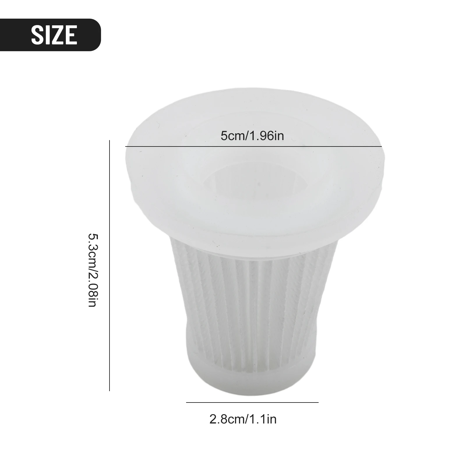 2/3/5 Pcs Reusable Car Vacuum Cleaner Filters Replace Accessories Washable Filters Handheld Vacuum Cleaner Accessories