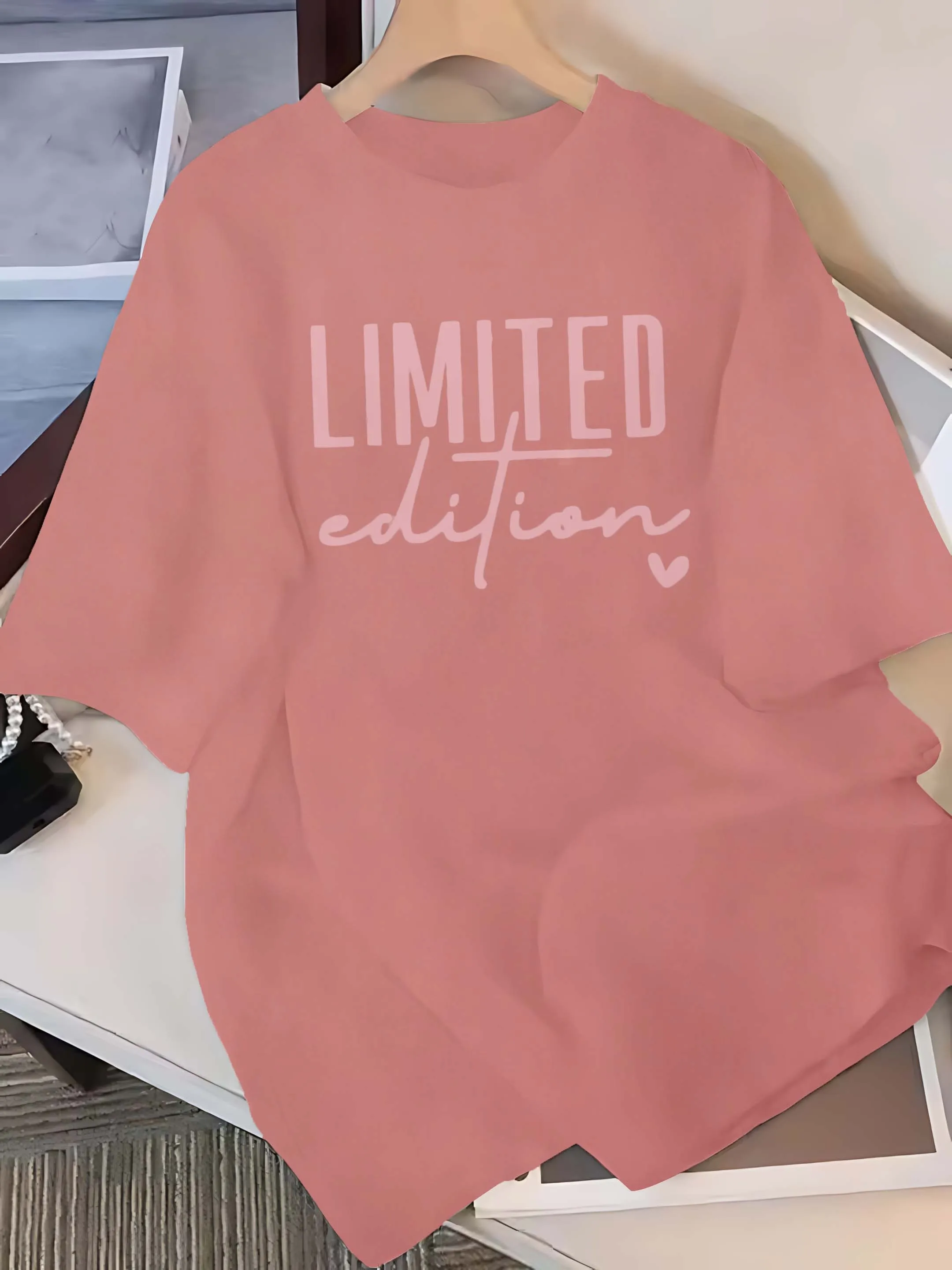 Plus Size Fashion Tee - Limited Edition Graphic Slogan Casual Summer Shirt