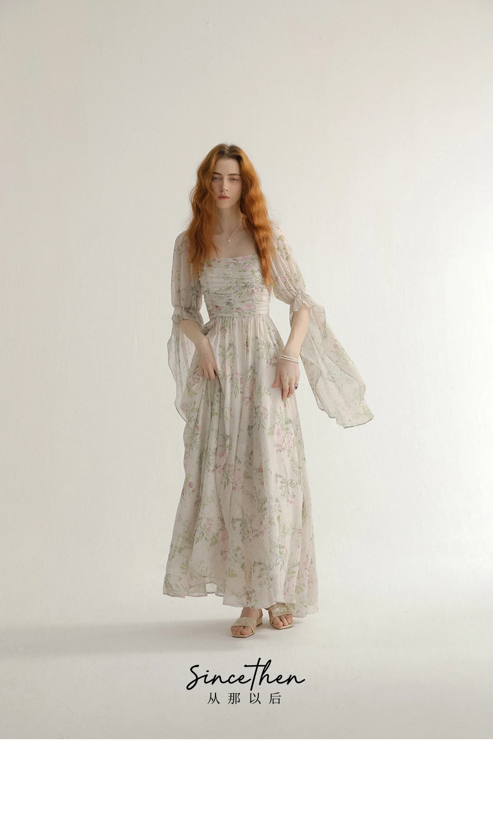 French Vintage Princess Long Dresses Women Autumn New A-line Elegant Casual Evening Party Dress One Piece Vestidos Mujer