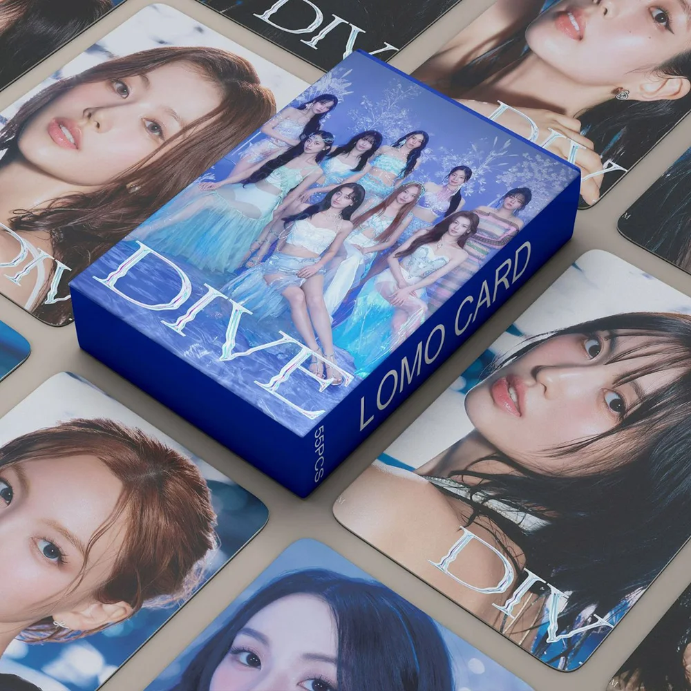 LOMO Cards 55pcs/set TWICE Photocard New Album The Feels HD Photo Fans Gift