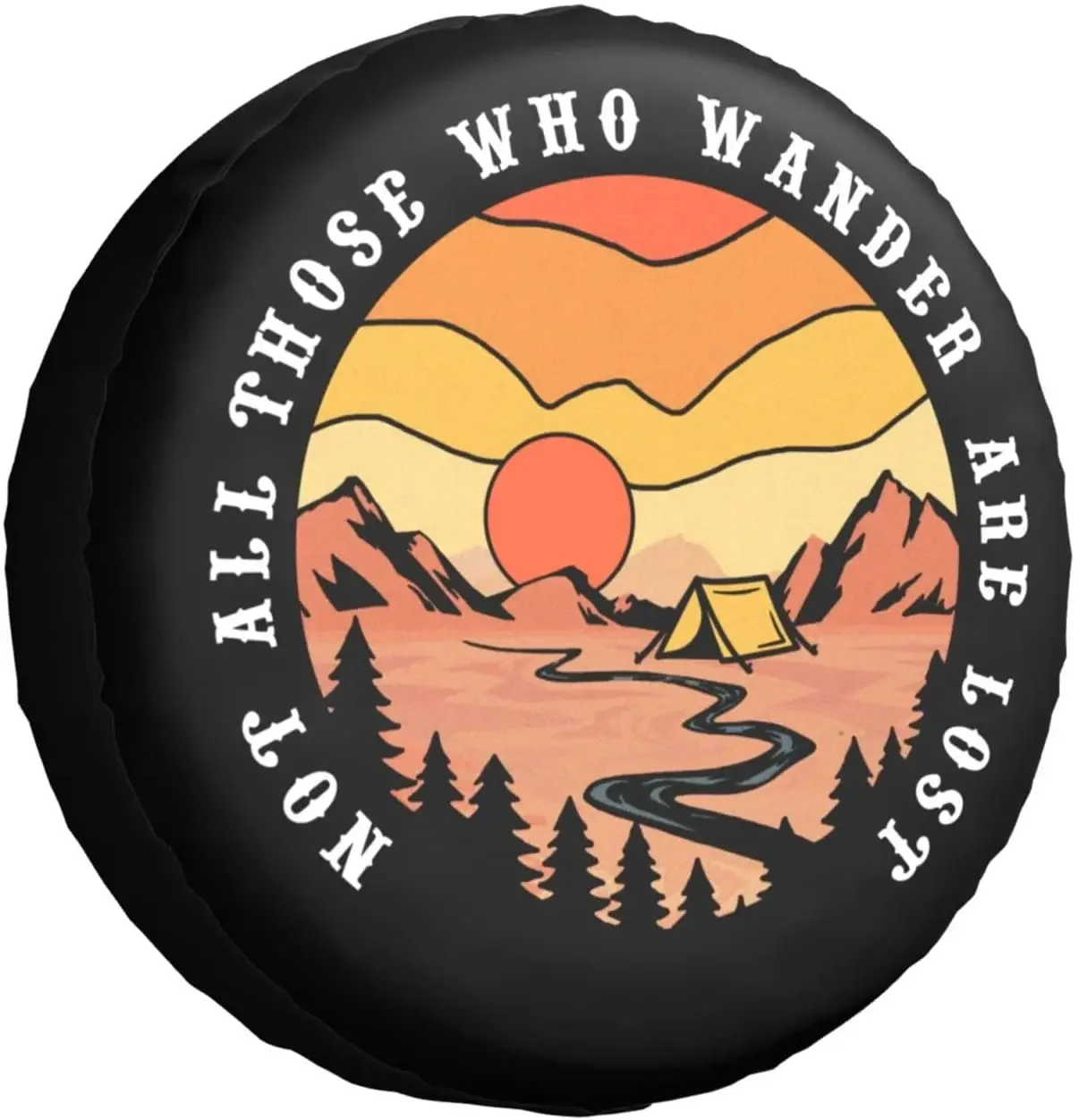 

Gwomo не все те, кто бродит, потерянные запасные покрышки для шин, защищенные от атмосферных воздействий, защита колес универсальные, подходят для трейлеров, домов на колесах, внедорожников, грузовиков