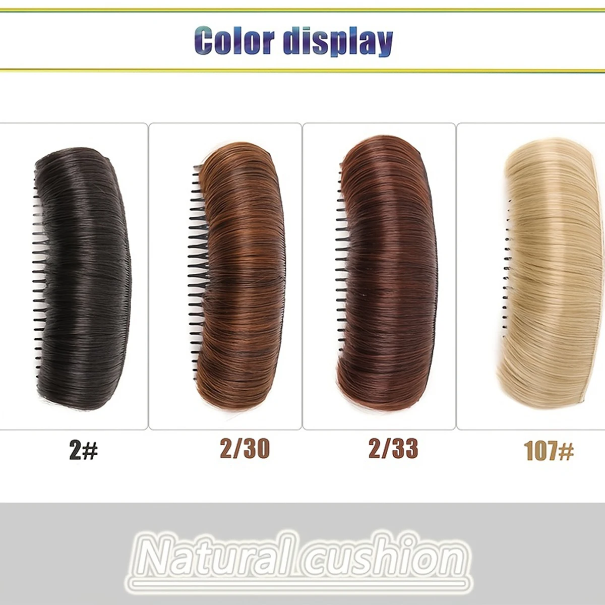 Fluffy Hair Cushion Volume Boost for Synthetic Wigs Comfortable Skull Elevation Stylish Hair Accessories Durable and Enhances