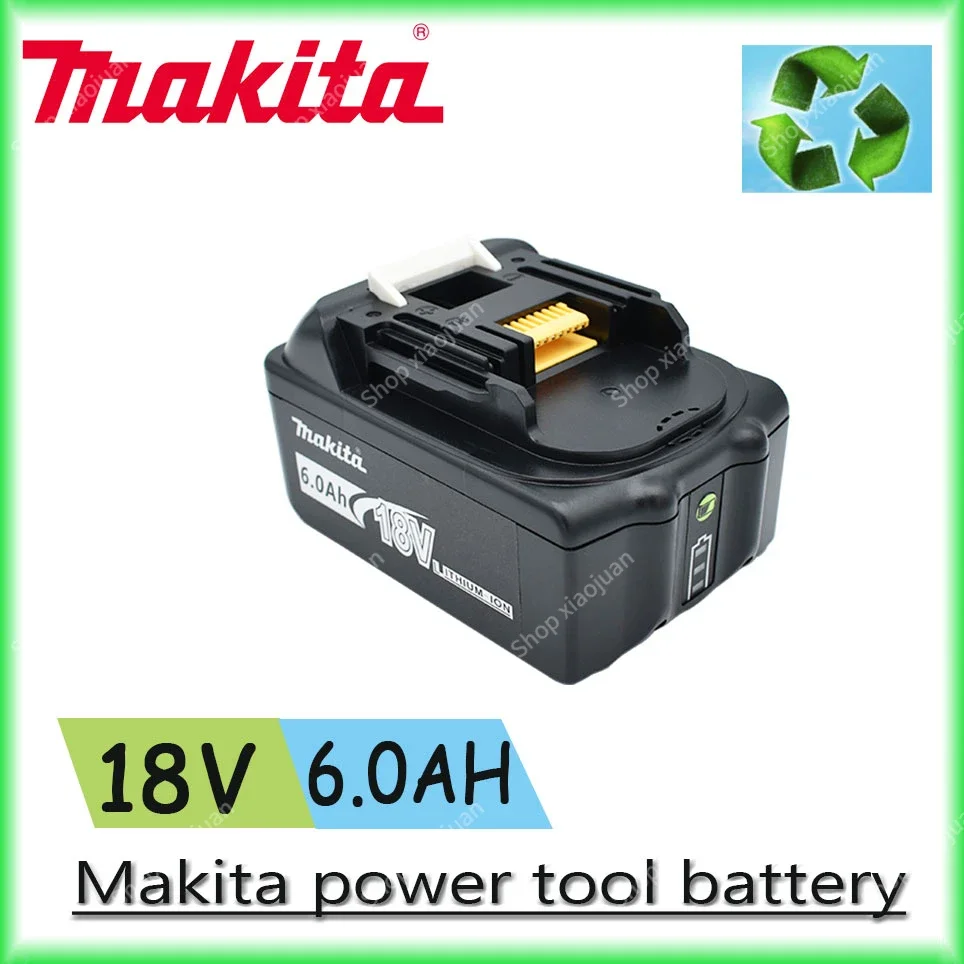 

6.0Ah 18V BL1830 Makita Original 6000mAh BL1815 BL1860 BL1840 194205-3 Rechargeable Li-IonBattery Replaceable Power Tool Battery