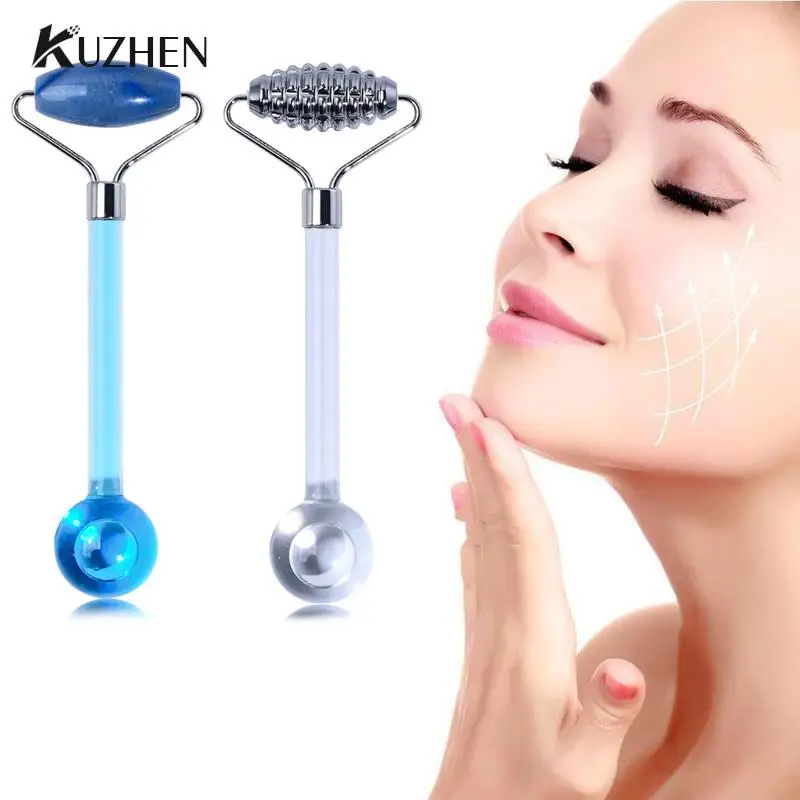 

Jade Roller Ice Wave Ball Two-In-One Face Eye Skin Care Cryo Sticks Massage Instrument Beauty Massager Skin Care Daily Beauty
