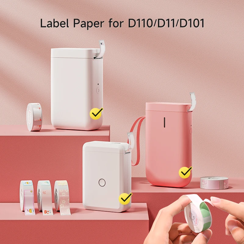 Niimbot Mini Label Printer Papel de Impressão Impermeável Fita Anti-oil Price Resistente a Riscos Adesivo D11 D110 D101 - Imagem 5