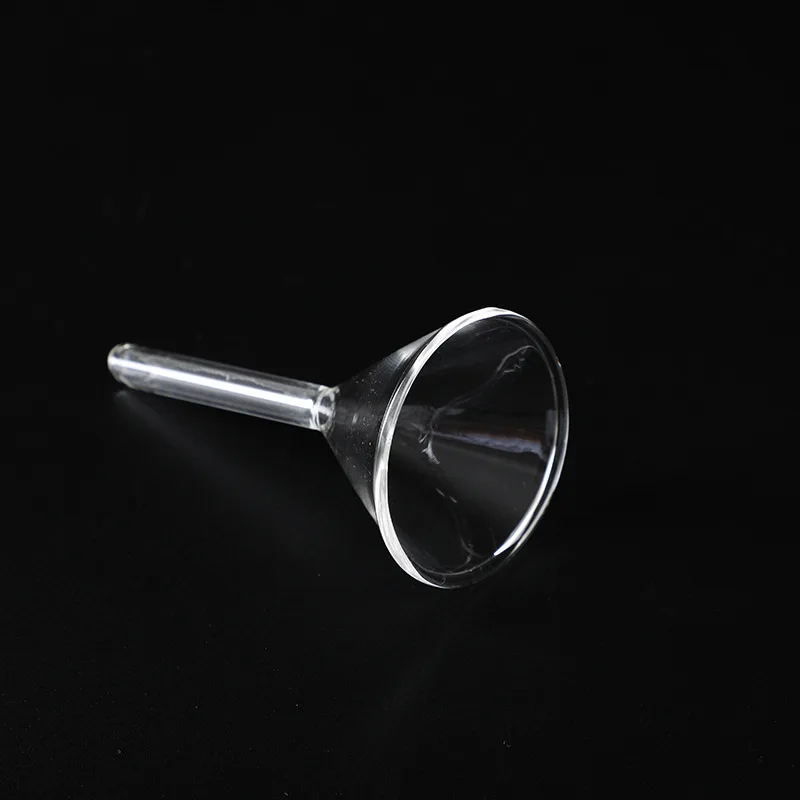 30/40/50/60/75/90/100/120mm Transparent Glass Triangle Funnel Lab Glassware Laboraotry Chemistry Educational Stationery