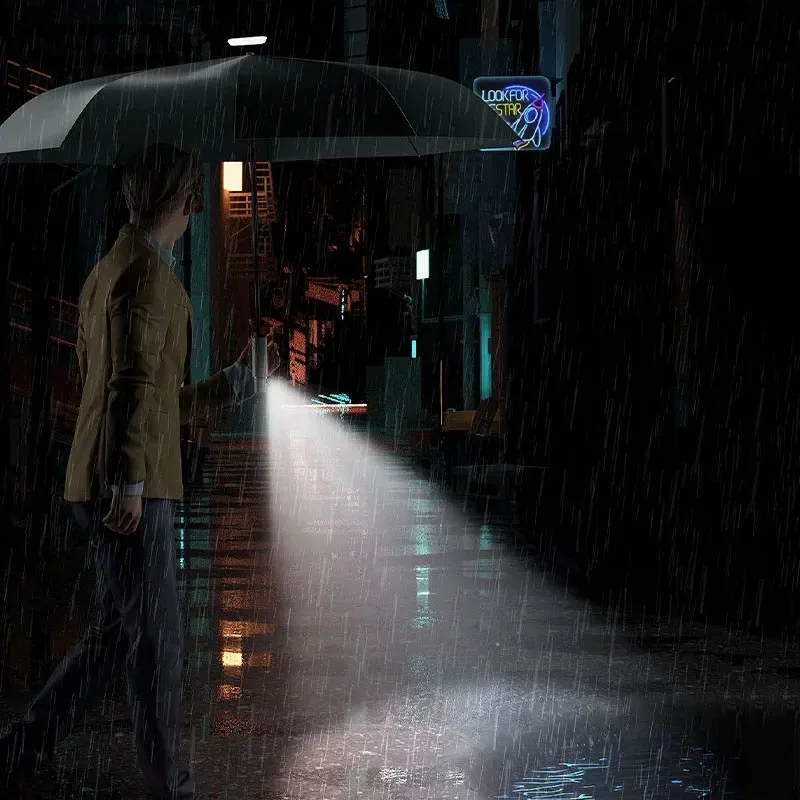 Lighted, Folding Umbrella 4