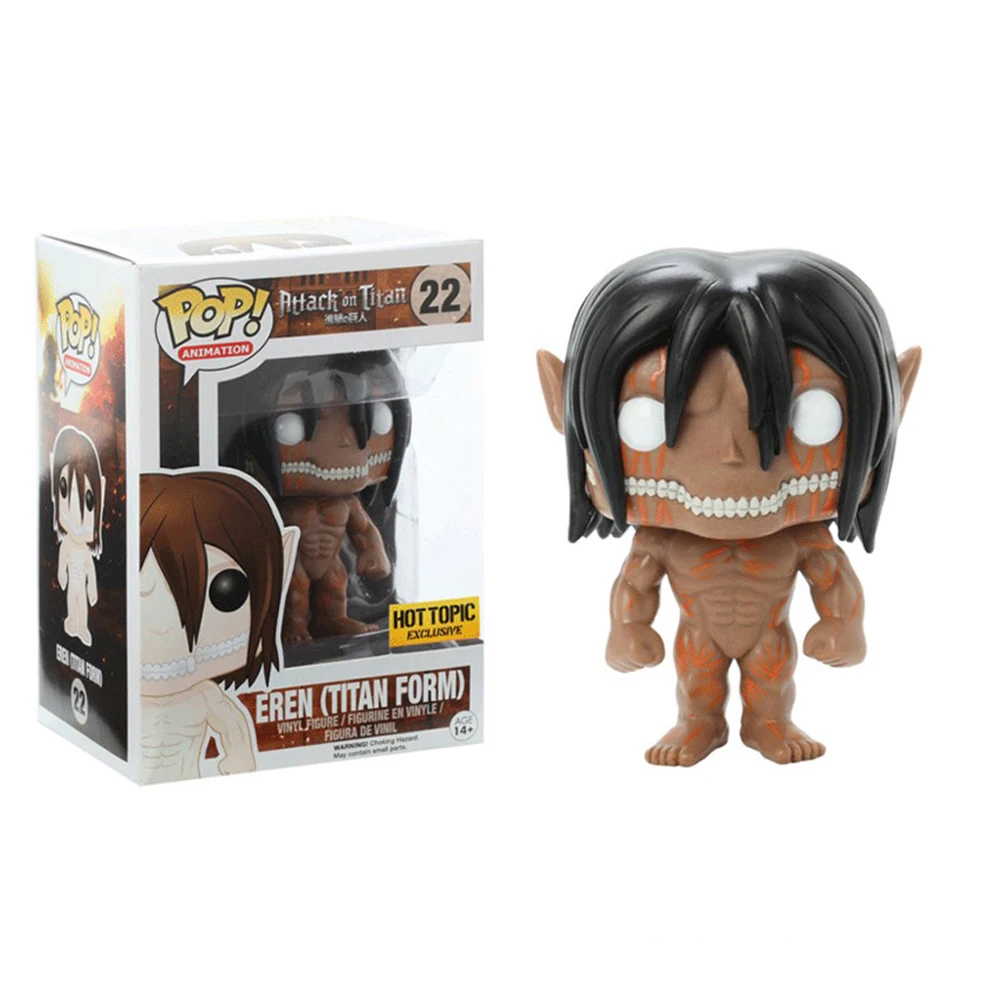 thumbnail image 1 of Funko  Attack on Titan Er Jaer 20# Titan Form 22#  21# Vinyl Figure Doll l Toys, 1 of 5
