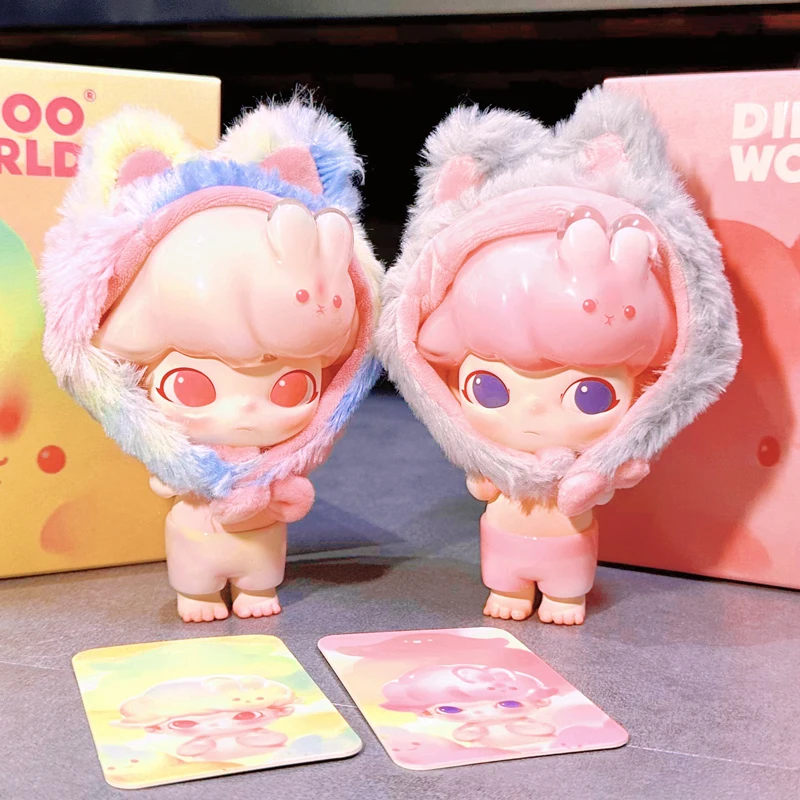 Genuine-Dimoo-Figure-Christmas-Under-A-Snowy-Night-Christmas-Tree-Santa ...