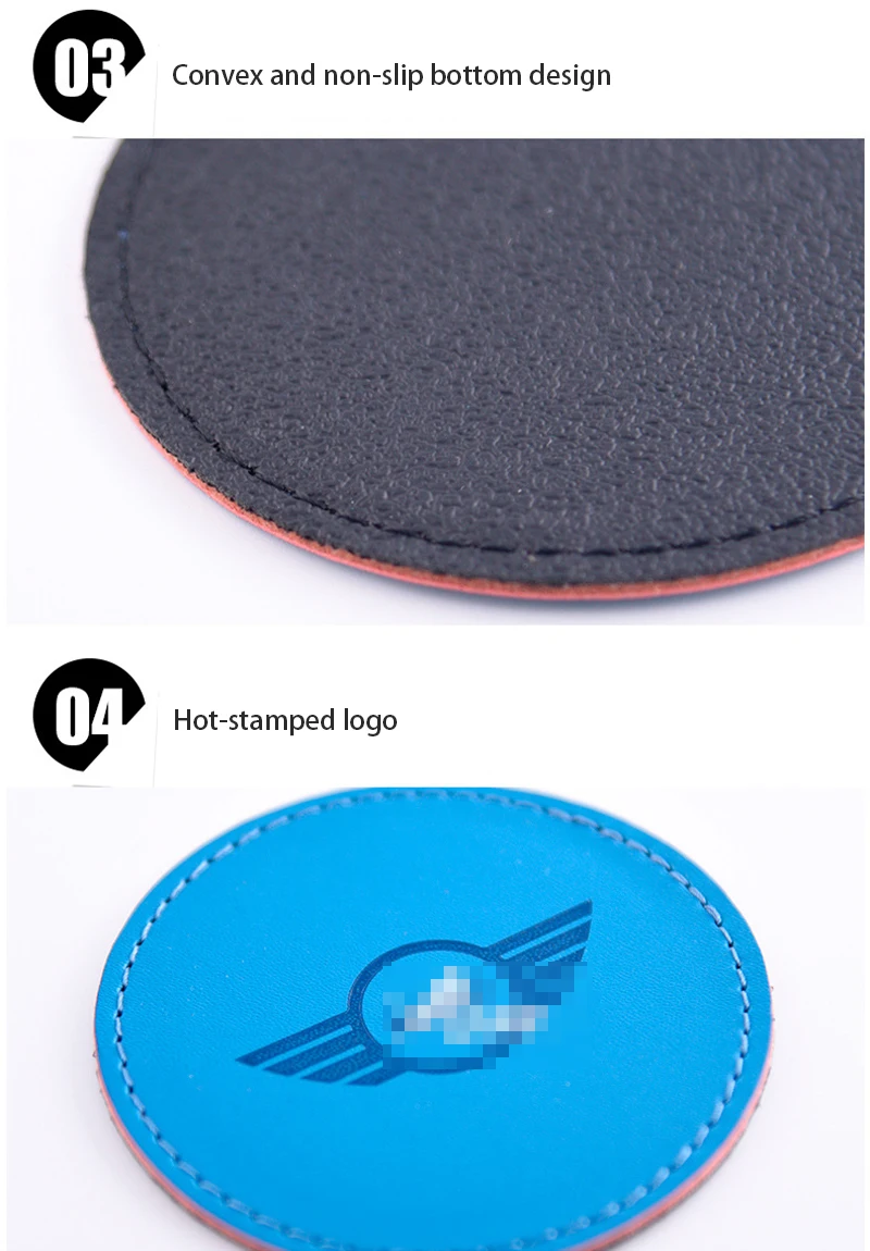 7.7mm Silika Jel Araba Bardak Kaymaz Ped Mat BMW Mini Cooper Için 2011 2012 2013