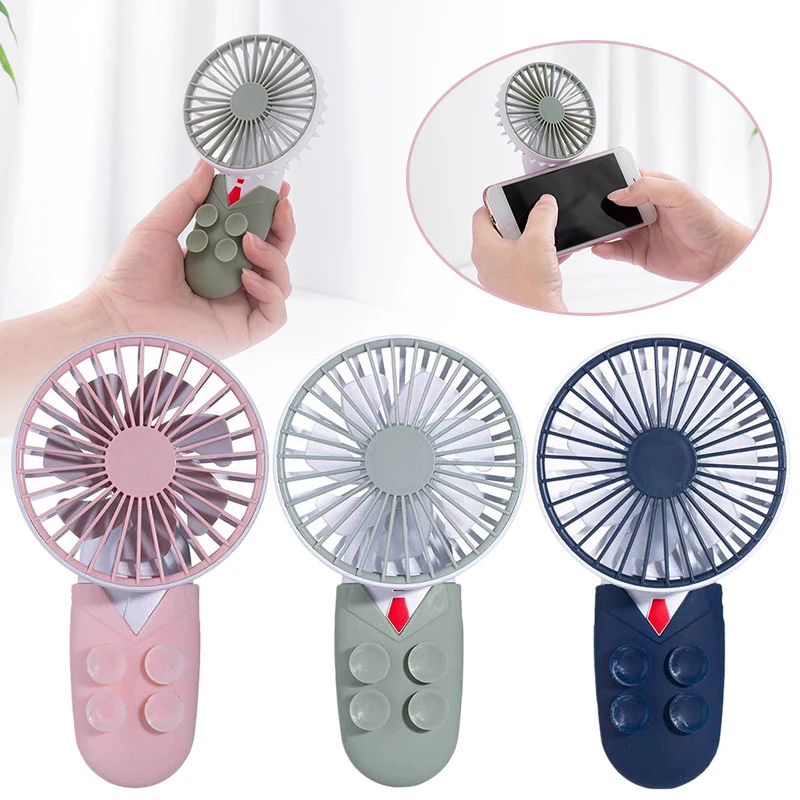 1pc Handheld Fan USB Rechargeable Silent Fan Portable Mini Indoor Outdoor Folding Personal Small Desk Fan carry travel luggage handbag tote traveling suitcase fitness item personal organizer luggages use daily outdoor large capacity