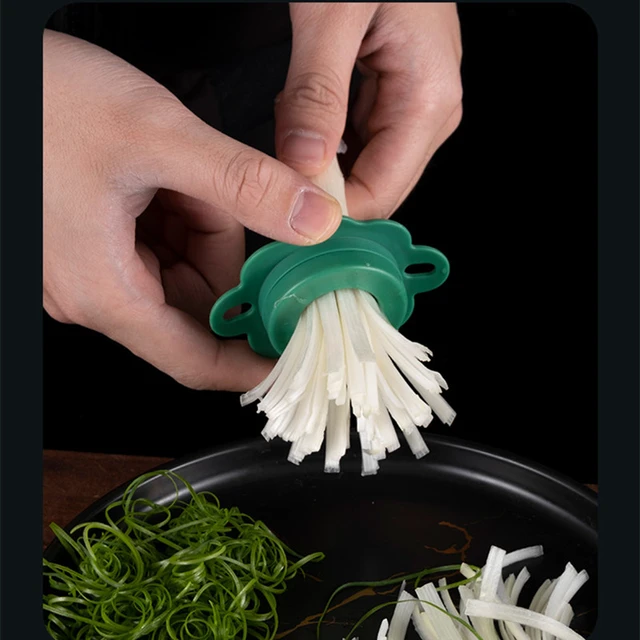 Green Onion Slicer/Shredder, Easy-to-use, Reusable & Efficient – GizModern