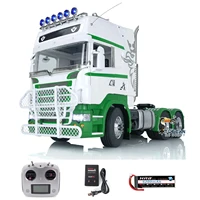 6X6 LESU 1/14 RC Tractor Truck Metal Chassis R730 Remote Control RTR Cars Toys Gift with Light Sound Smoking Unit Toys THZH1967 1