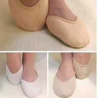 USHINE Half PU Leather Sole Ballet Pointe Dance Shoes Rhythmic Gymnastics Slippers Foot Girls Women 1