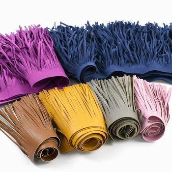 Suede Fringe Tassel Trim 1