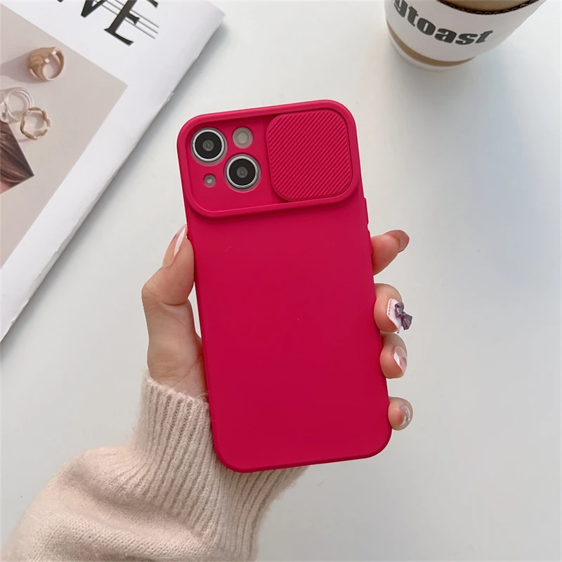 ตัวเลือกสินค้า เคสซิลิโคนนิ่มสีสดใส ป้องกันเลนส์กล้อง