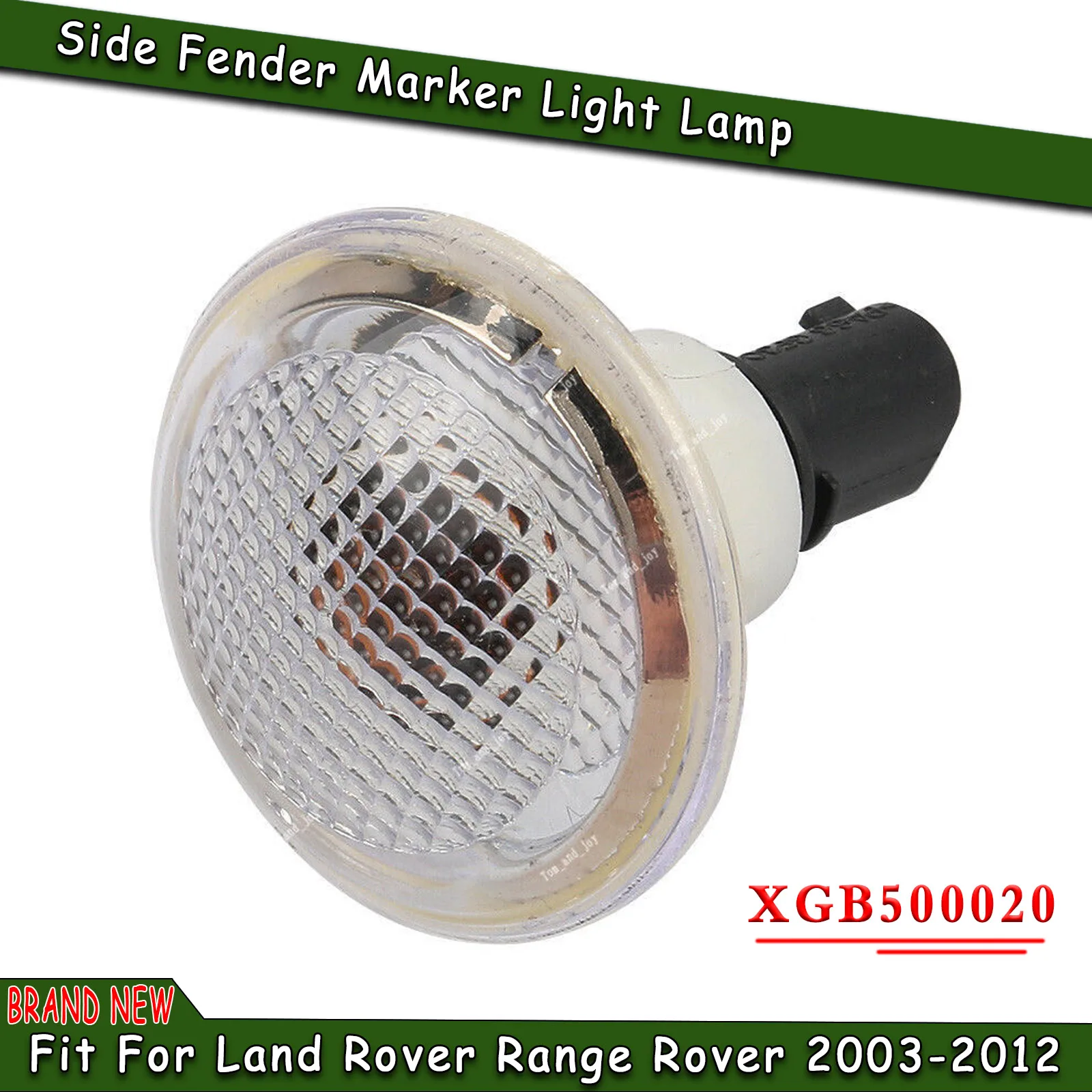 

Clear Side Fender Marker Repeater Light For Land Rover Range Rover 2003-2012 XGB500020